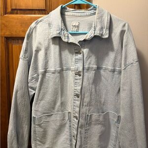 Kensie Soft Blue Jean Jacket